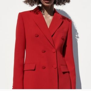 Zara double breasted Blazer